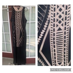 Black Geometric Dress